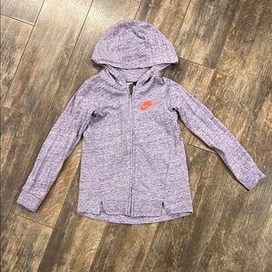 Nike Purple Hooded Sweatshirt